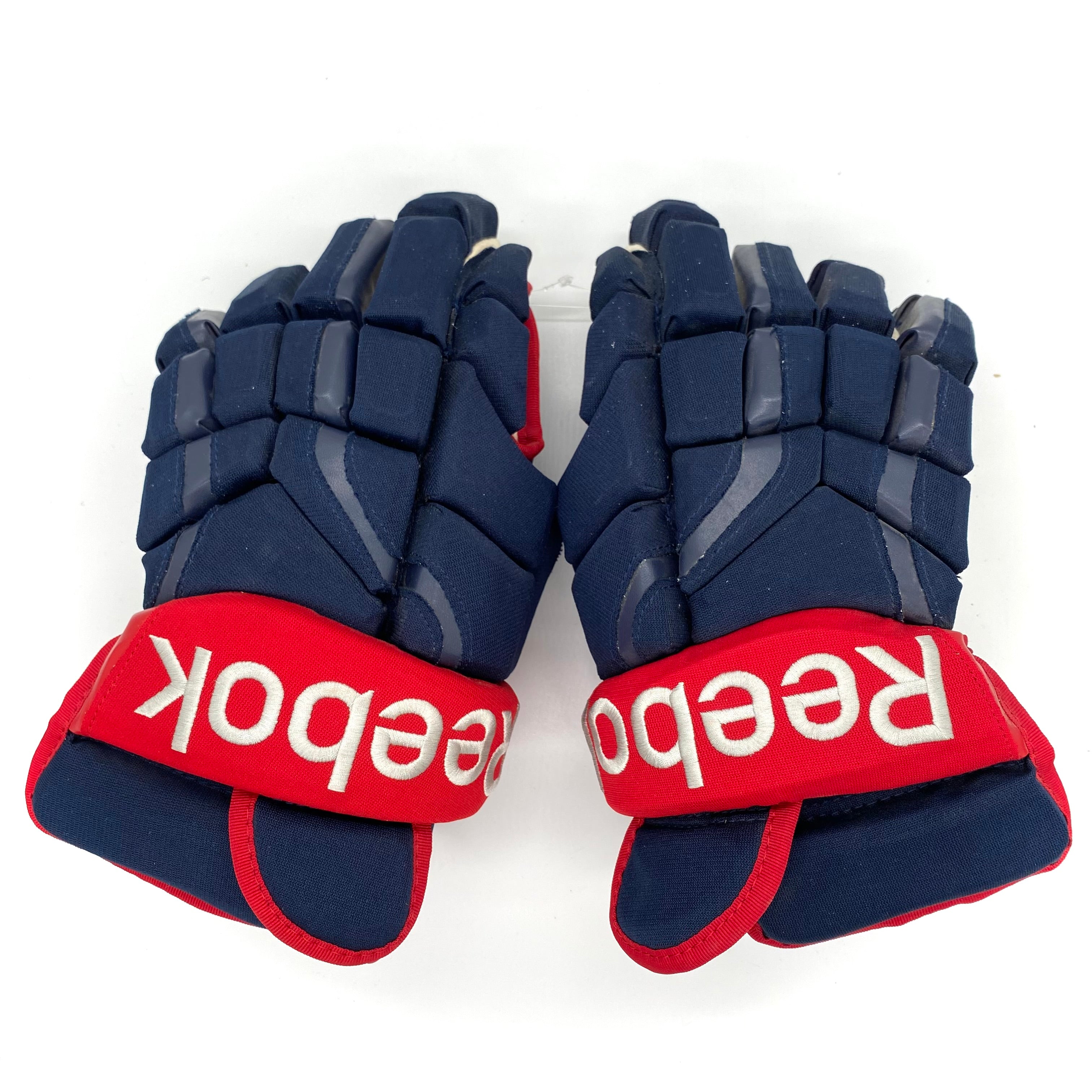 Reebok 10KN - Gants Pro Stock d'occasion (bleu marine/rouge)